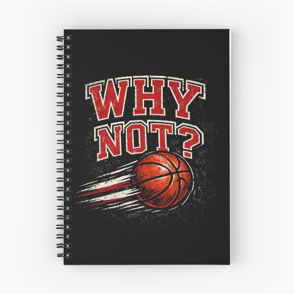 Item preview, Why Not Basketball Varsity Typography Motivational Sports Quote designed and sold by Aymanejed.