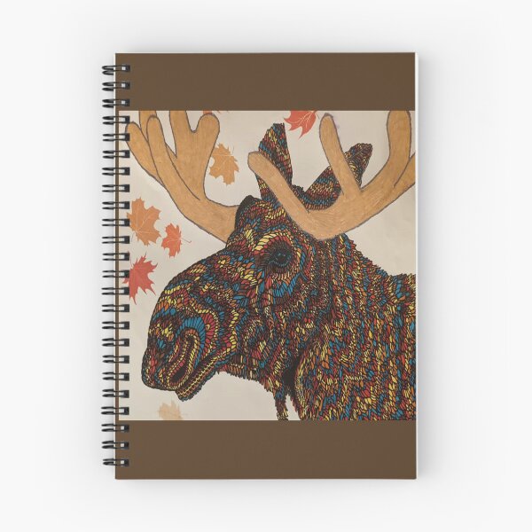 Item preview, Moose In The Autumn Leaves Colors of Fall designed and sold by Missy69.