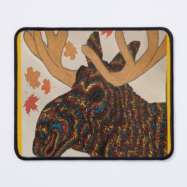 Item preview, Moose In The Autumn Leaves Colors of Fall designed and sold by Missy69.