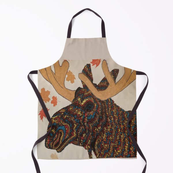 Item preview, Moose In The Autumn Leaves Colors of Fall designed and sold by Missy69.
