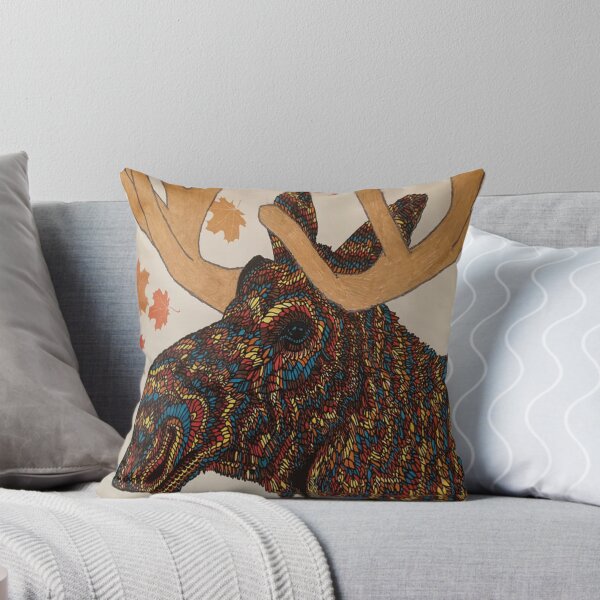 Item preview, Moose In The Autumn Leaves Colors of Fall designed and sold by Missy69.