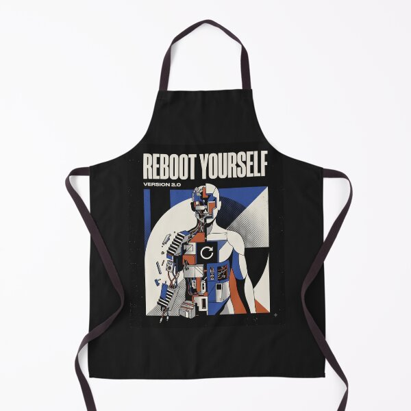 Item preview, Reboot Yourself Version 2.0 – Futuristic Self Reinvention Streetwear designed and sold by Origamoart.