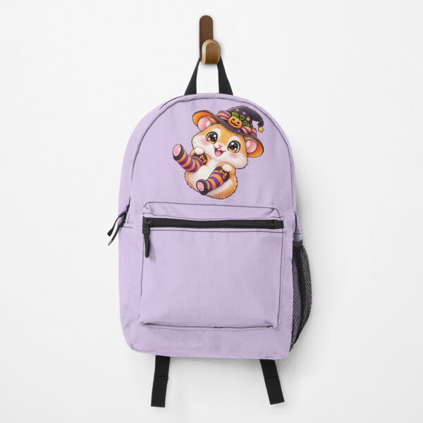 Item preview, Kawaii Hamster Witch Socks Sticker Art – Cute Chibi Halloween Illustration designed and sold by MagicMakerPh.
