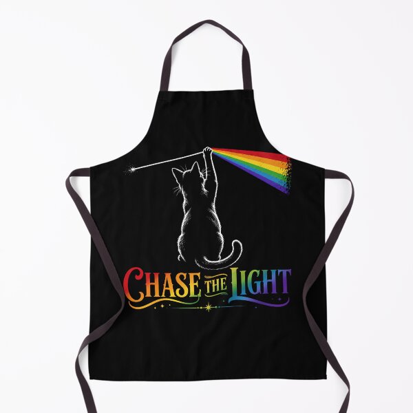 Item preview, Cat Prism Dark Side Artwork | Chase The Light Rainbow Print | Psychedelic Rock Art designed and sold by MusixMerch.