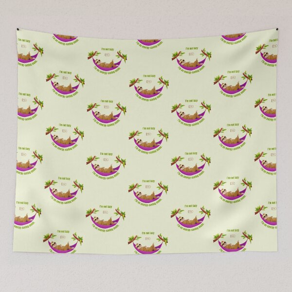 Item preview, Energy-Saving Mode Sloth Funny Lazy T-Shirt designed and sold by joan-01.