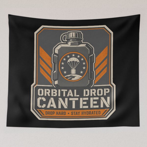 Item preview, Orbital Drop Field Canteen Label designed and sold by agearb.