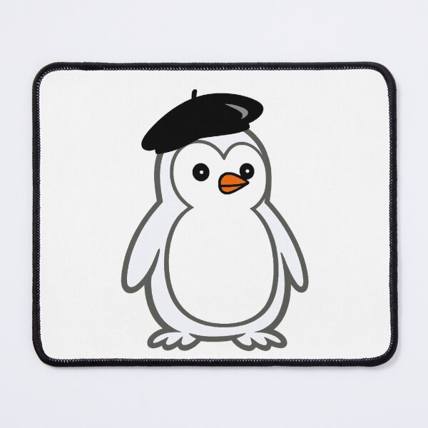 Item preview, Pippo French Beret | Minimalist penguin in France look designed and sold by Pippo-Penguin.