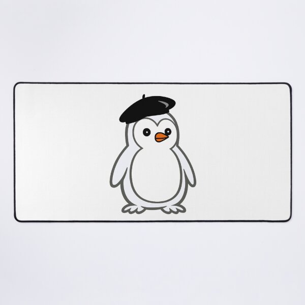 Item preview, Pippo French Beret | Minimalist penguin in France look designed and sold by Pippo-Penguin.