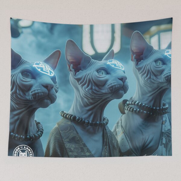 Item preview, Midnight Frequency Lantern Cats designed and sold by LightMagicUK.
