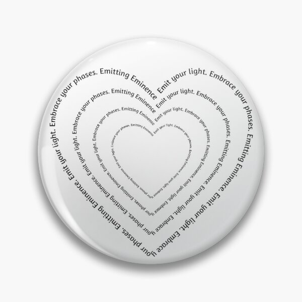 Item preview, Concentric Typography Heart designed and sold by Emit Eminence.