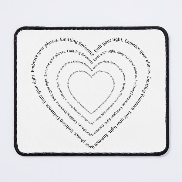Item preview, Concentric Typography Heart designed and sold by Emit Eminence.