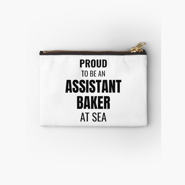 Item preview, Proud to be an Assistant Baker at Sea (Black) designed and sold by ShipCrewNation.