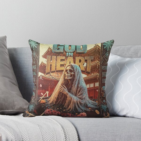 Item preview, Gothic Santa Muerte Veiled Skeleton God In Heart designed and sold by Mental Surreal Studio.