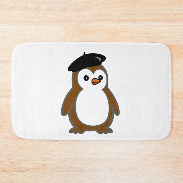 Item preview, Pippo French Beret | Minimalist penguin in France look designed and sold by Pippo-Penguin.