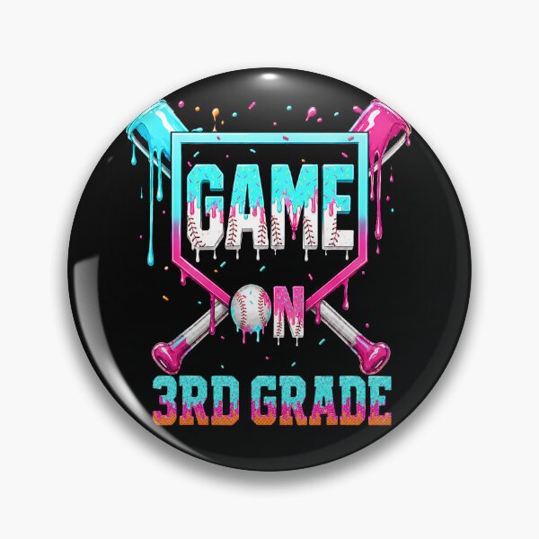 Item preview, 3Rd Grade Back To School Boys Baseball Drip Game On designed and sold by ripgoatclothing.