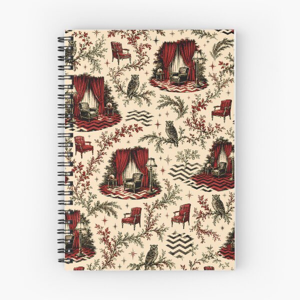 Item preview, Red Room Dream Toile Pattern designed and sold by agearb.