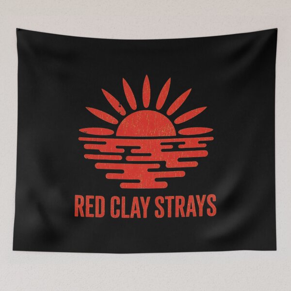 Item preview, Red Sun Sunset Water Lines Red Clay Strays-10 designed and sold by CuteBots.