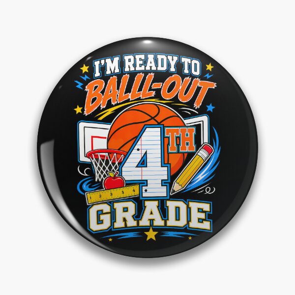 Item preview, Back To School Basketball I'M Ready To Ball Out 4Th Grade designed and sold by ripgoatclothing.