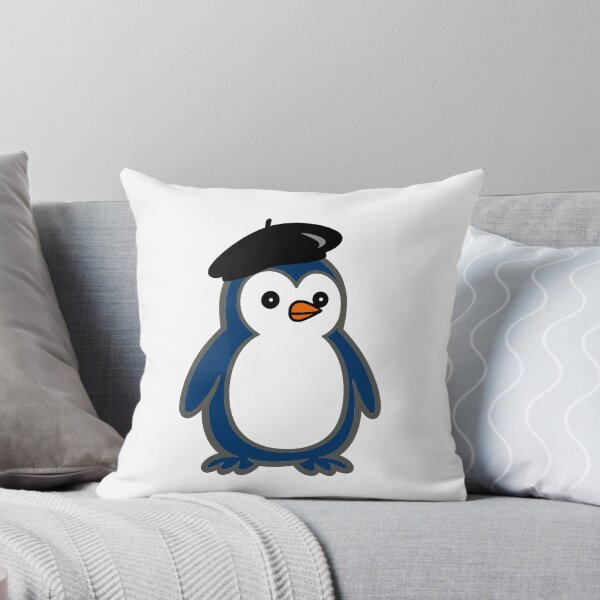 Item preview, Pippo French Beret | Minimalist penguin in France look designed and sold by Pippo-Penguin.