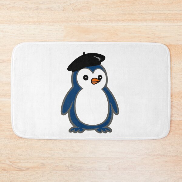 Item preview, Pippo French Beret | Minimalist penguin in France look designed and sold by Pippo-Penguin.