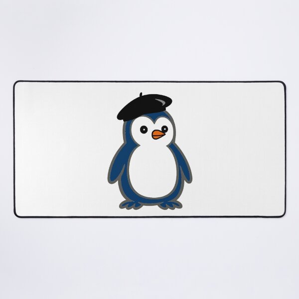 Item preview, Pippo French Beret | Minimalist penguin in France look designed and sold by Pippo-Penguin.