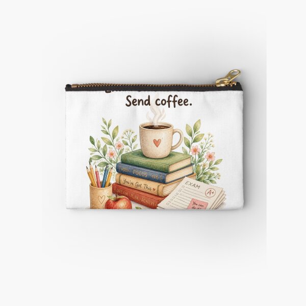 Item preview, Exam Season Is Here Send Coffee designed and sold by CozyMomDesign.
