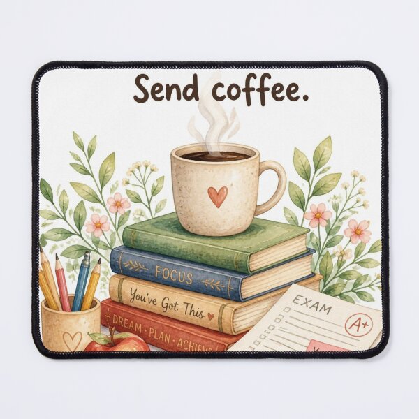 Item preview, Exam Season Is Here Send Coffee designed and sold by CozyMomDesign.