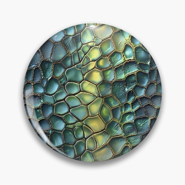 Item preview, Dragon Scale Pattern Iridescent Green Gold Fantasy Reptile Skin designed and sold by Nine Lives Studio.