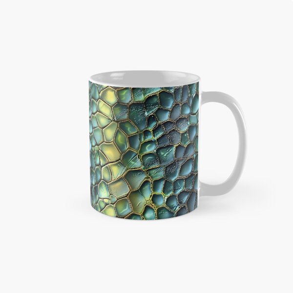 Item preview, Dragon Scale Pattern Iridescent Green Gold Fantasy Reptile Skin designed and sold by Yoruhara.