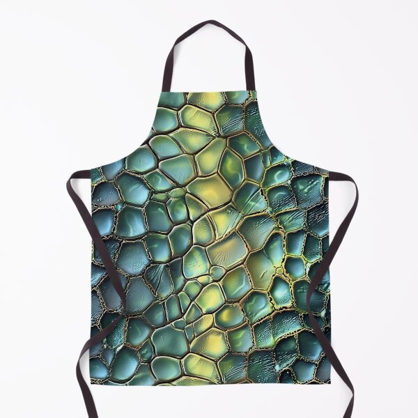 Item preview, Dragon Scale Pattern Iridescent Green Gold Fantasy Reptile Skin designed and sold by Nine Lives Studio.