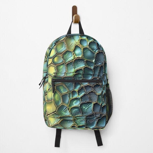 Item preview, Dragon Scale Pattern Iridescent Green Gold Fantasy Reptile Skin designed and sold by Nine Lives Studio.