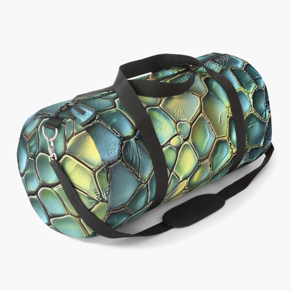 Item preview, Dragon Scale Pattern Iridescent Green Gold Fantasy Reptile Skin designed and sold by Nine Lives Studio.