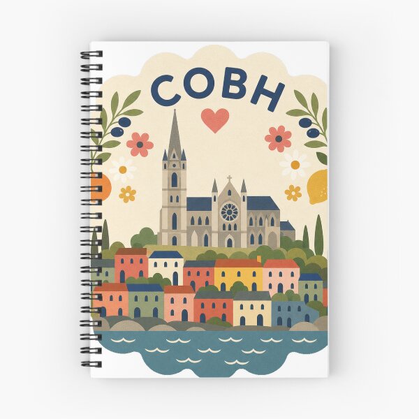 Item preview, Cobh Ireland Travel Souvenir Modern Folk Art designed and sold by VisualArtsOasis.