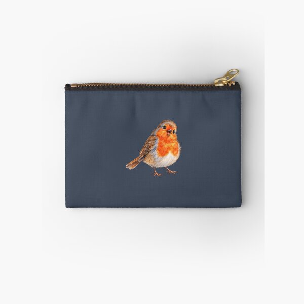 Item preview, A cute colorful orange chest bird portrait illustration  designed and sold by lafataviola.