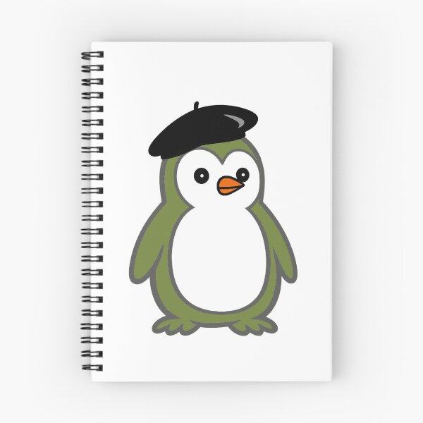 Item preview, Pippo French Beret | Minimalist penguin in France look designed and sold by Pippo-Penguin.
