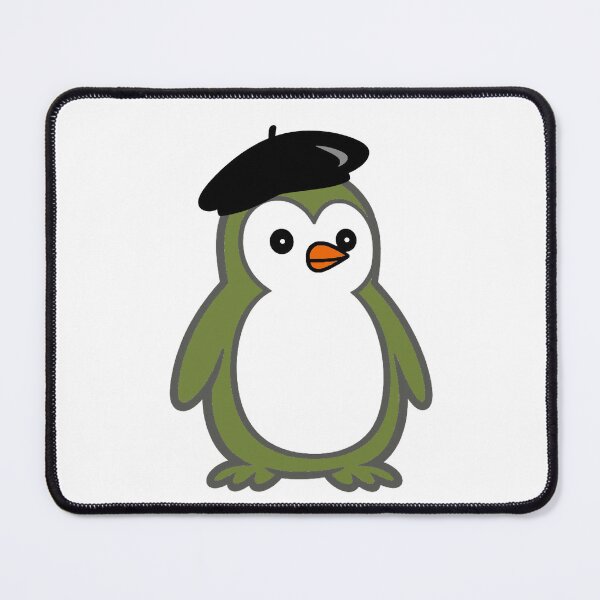Item preview, Pippo French Beret | Minimalist penguin in France look designed and sold by Pippo-Penguin.