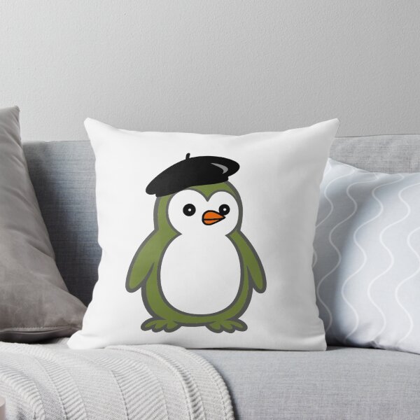 Item preview, Pippo French Beret | Minimalist penguin in France look designed and sold by Pippo-Penguin.