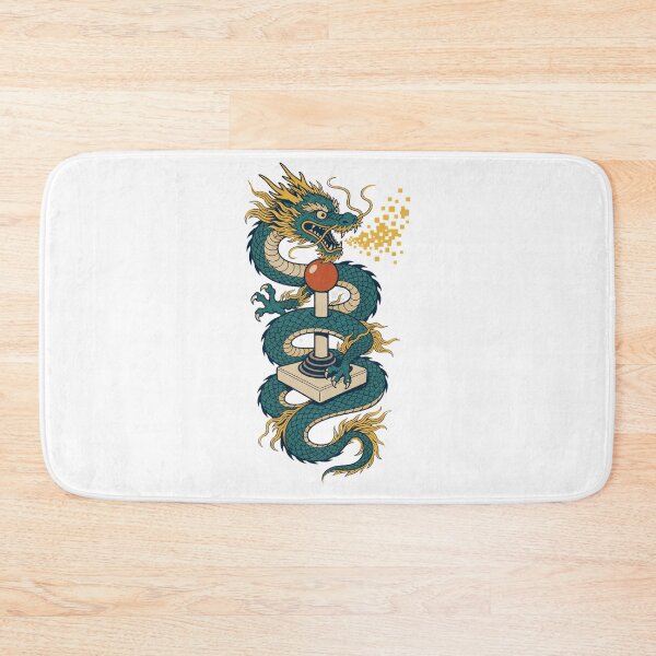 Item preview, Ukiyo-e Dragon Arcade Joystick Art designed and sold by MOSIDRIP™.