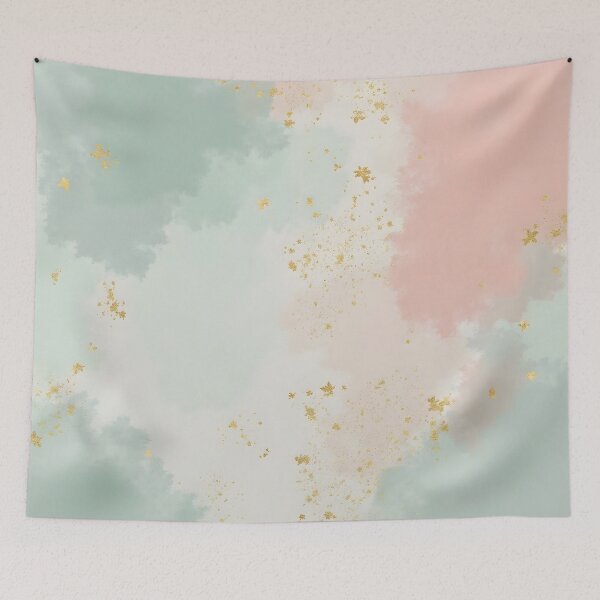 Item preview, Mint Blush Pink Abstract Popular Collection designed and sold by TrendyDesigne412.