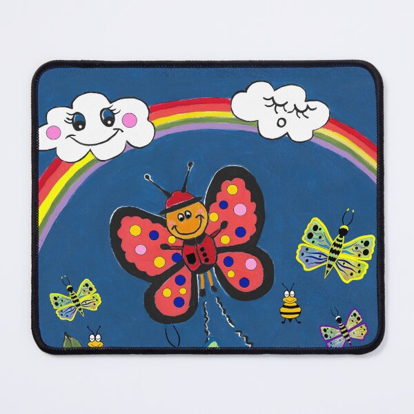 Item preview, Colorful Rainbow With Butterflies designed and sold by Sartoris Art.
