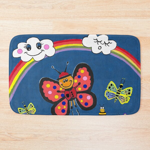 Item preview, Colorful Rainbow With Butterflies designed and sold by Sartoris Art.