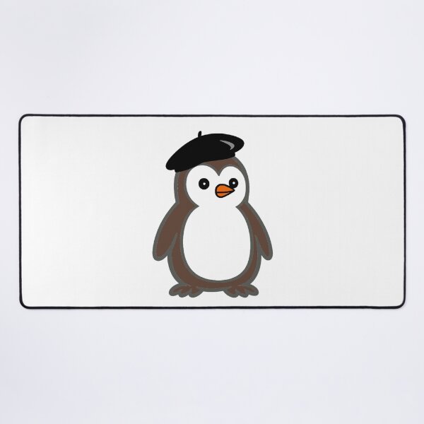 Item preview, Pippo French Beret | Minimalist penguin in France look designed and sold by Pippo-Penguin.