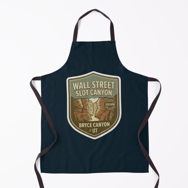 Item preview, Wall Street Slot Canyon Bryce Canyon Utah Shield Badge designed and sold by LittleArij.