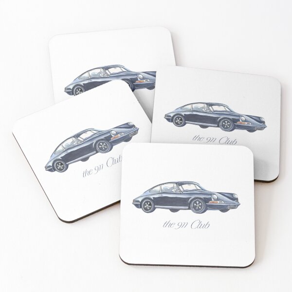 Item preview, The 911 Club – Vintage classic sports car illustration designed and sold by Atelier 44.