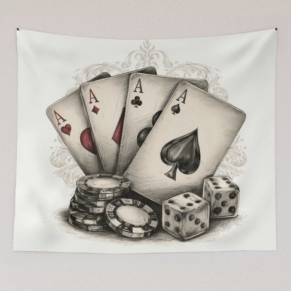 Item preview, four aces and casino themed games designed and sold by dcrc.