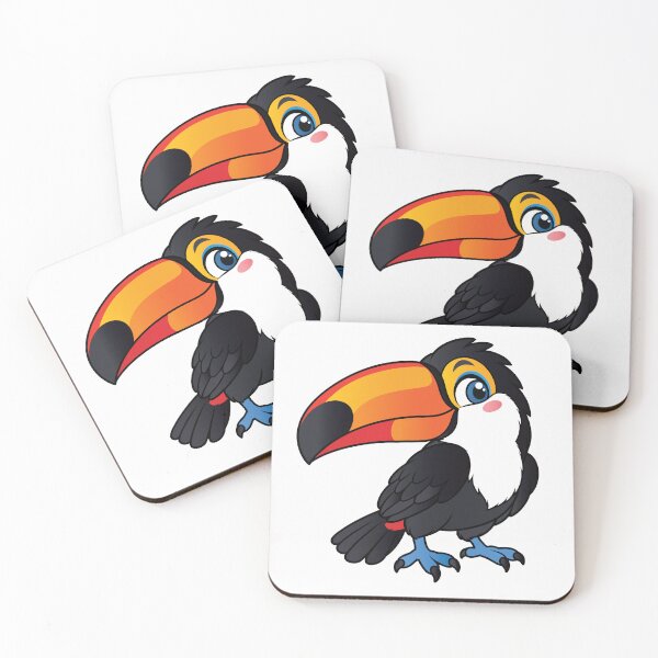 Item preview, Cute Colorful Toucan Tropical Bird Illustration designed and sold by zan-mf.