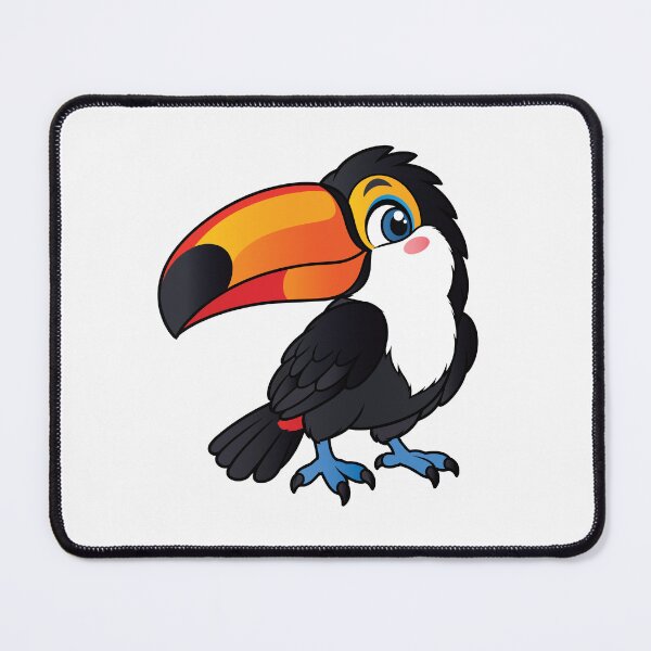 Item preview, Cute Colorful Toucan Tropical Bird Illustration designed and sold by zan-mf.