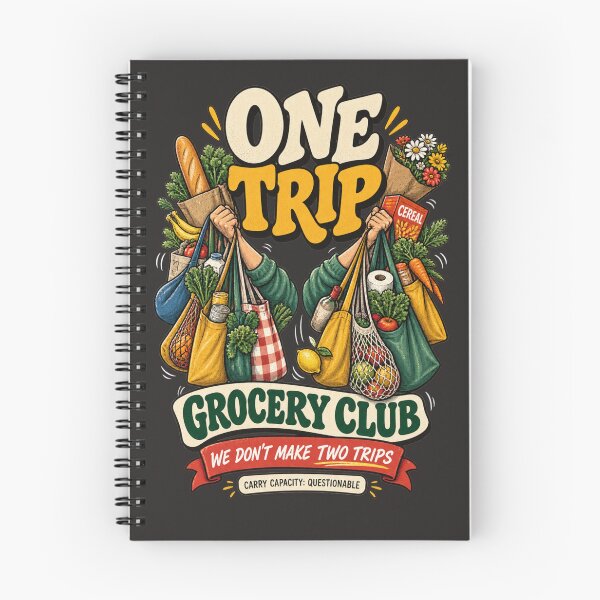 Item preview, One Trip Grocery Club – We Don't Make Two Trips designed and sold by Golden Era Studio.