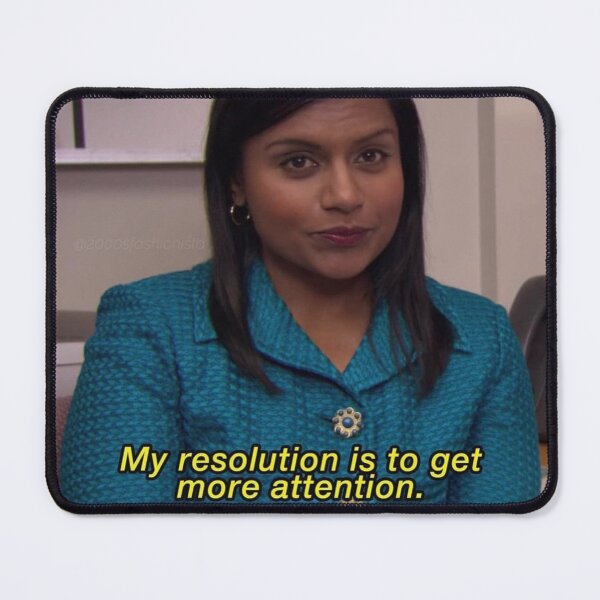 Item preview, Kelly Kapoor's New Year's Resolution | The Office designed and sold by Ferne Reacts.