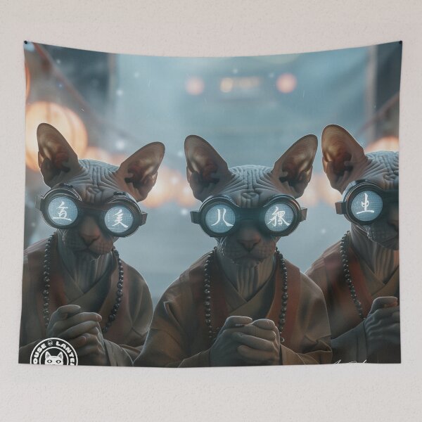 Item preview, Psychic Guardians Lantern Cats™ designed and sold by LightMagicUK.